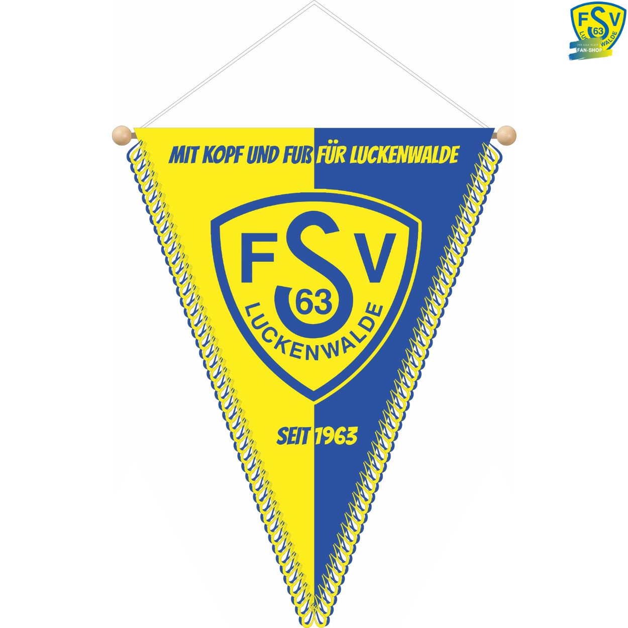 Offizieller Wimpel des FSV 63 Luckenwalde