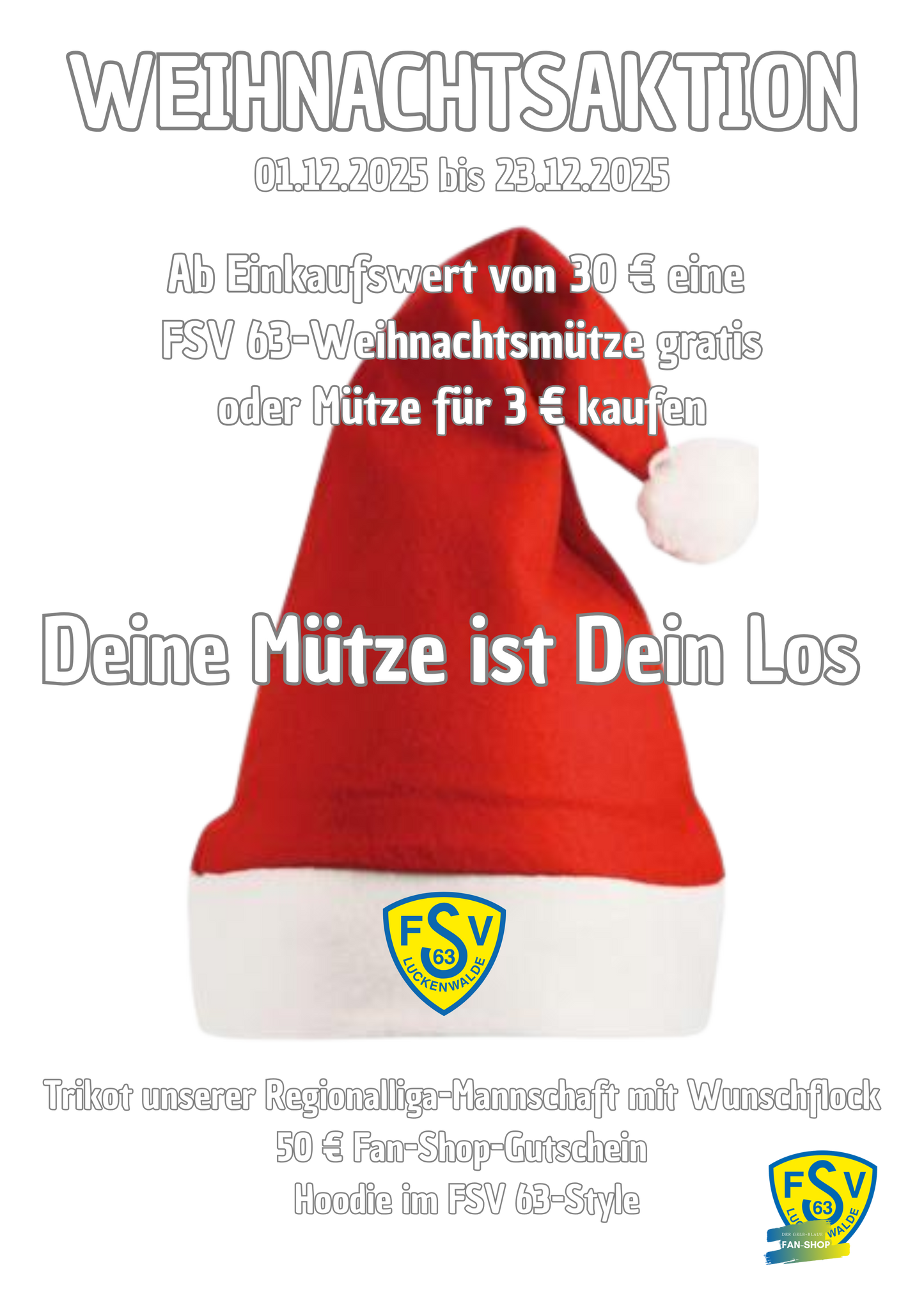 FSV Weihnachtsmütze