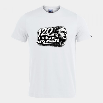 120 Jahre Fußball in Luckenwalde / Werner Seelenbinder T-Shirt weiß