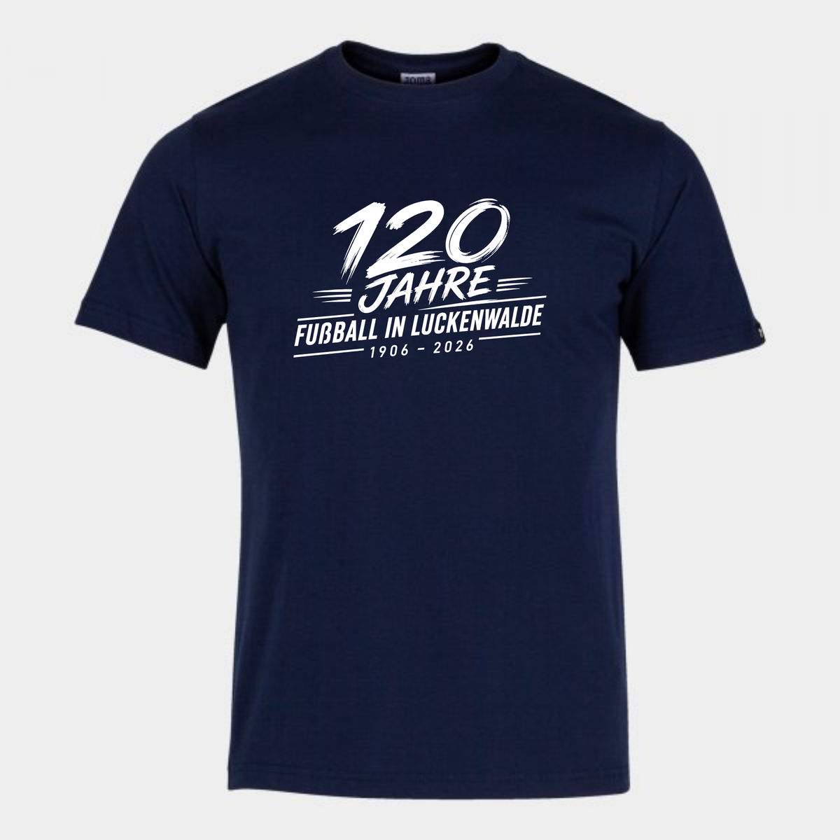 120 Jahre Fußball in Luckenwalde T-Shirt navy