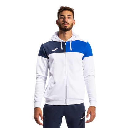 JOMA Crew V Kaputzenjacke Weiß /Königsblau