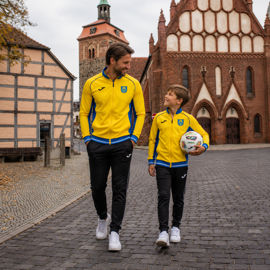 JOMA 120 Jahre Fußball in Luckenwalde Retro Trainingsjacke