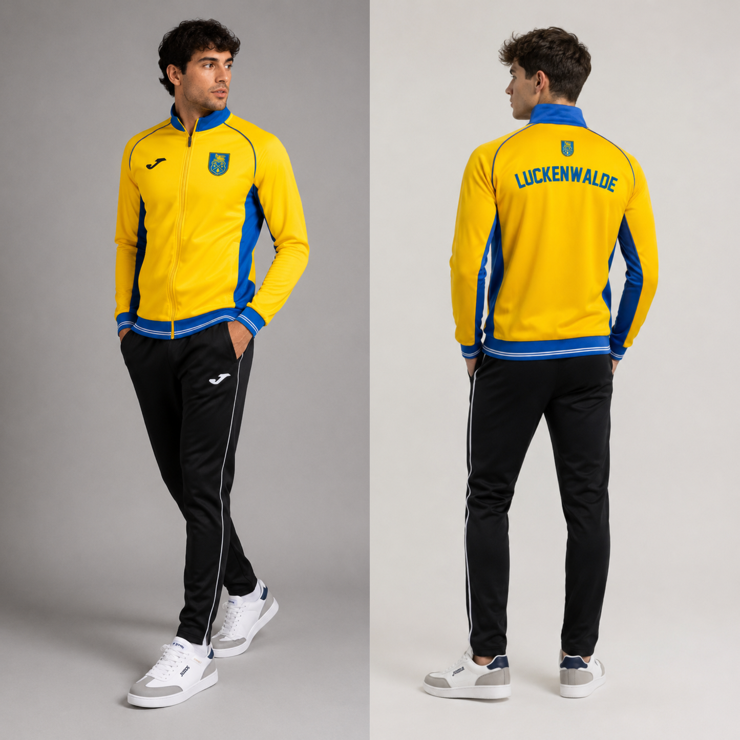 JOMA 120 Jahre Fußball in Luckenwalde Retro Trainingsjacke