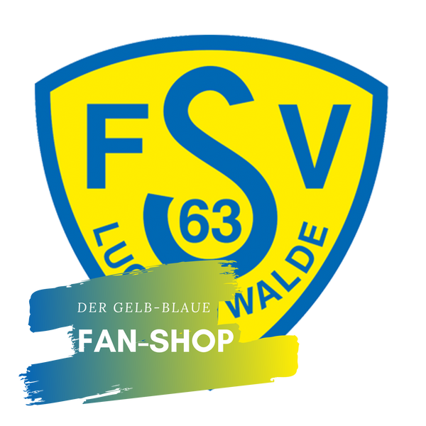 DER gelb-blaue Fanshop des FSV 63 Luckenwalde