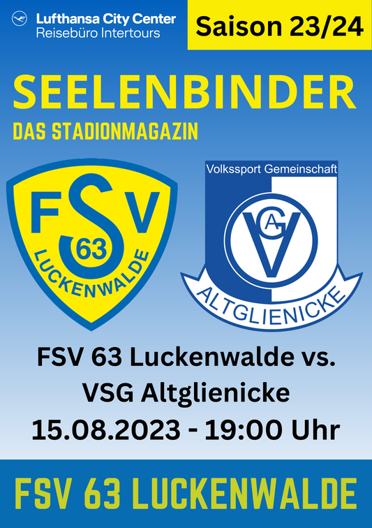 Stadionheft | FSV 63 Luckenwalde vs. VSG Altglienicke | 3. Spieltag (Digitaler Download)