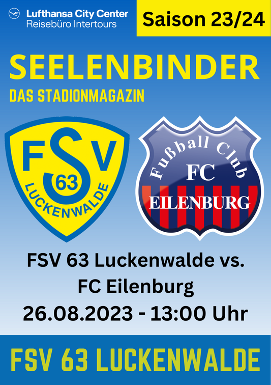 Stadionheft | FSV 63 Luckenwalde vs. FC Eilenburg | 5. Spieltag (Digitaler Download)